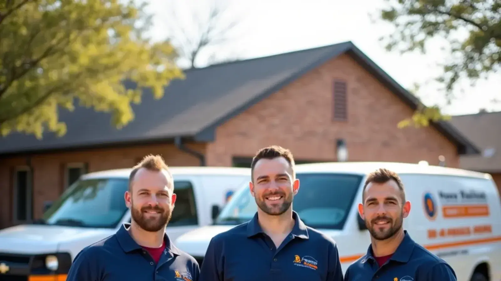 Quality Heating & Air Conditioning family-founded HVAC contractor team and service trucks in Killeen, TX