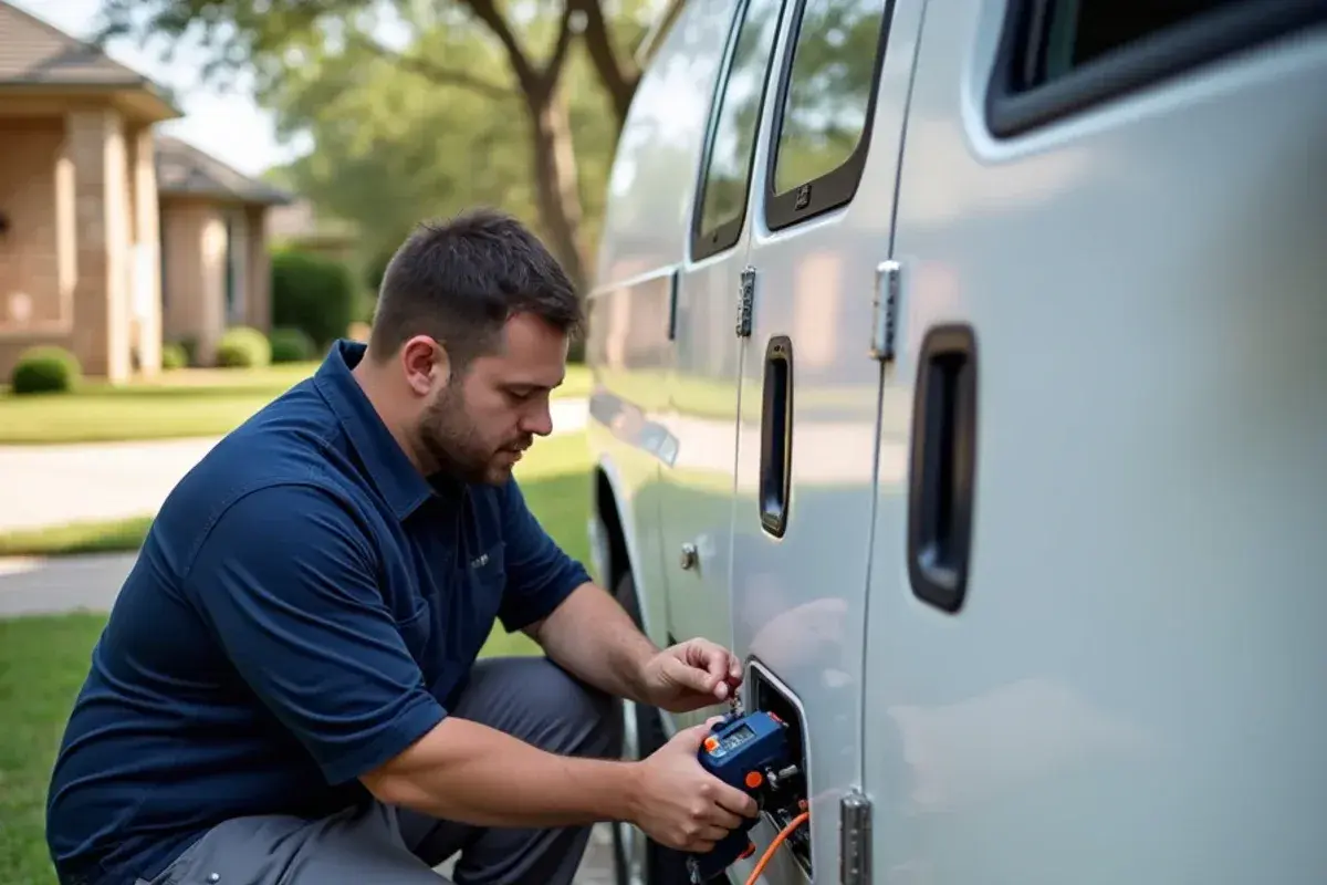 Measuring temperature drop across air handler in a residential home