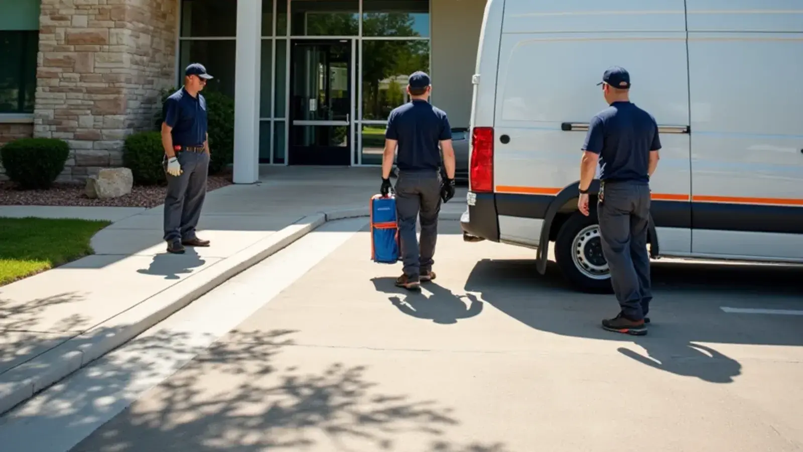 Quality Heating & Air Conditioning office and customer dispatch facility located on Florence Road in Killeen, TX