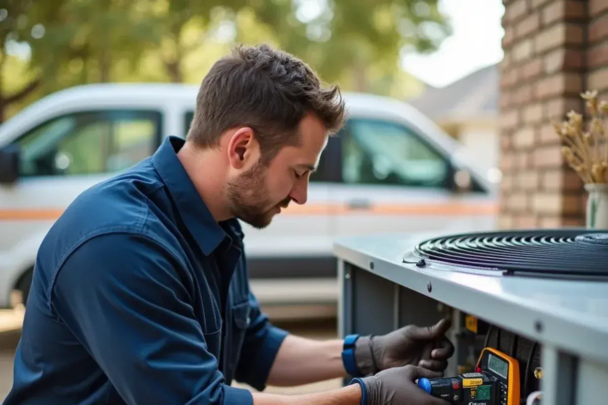 Electrical component testing for residential HVAC system in Killeen